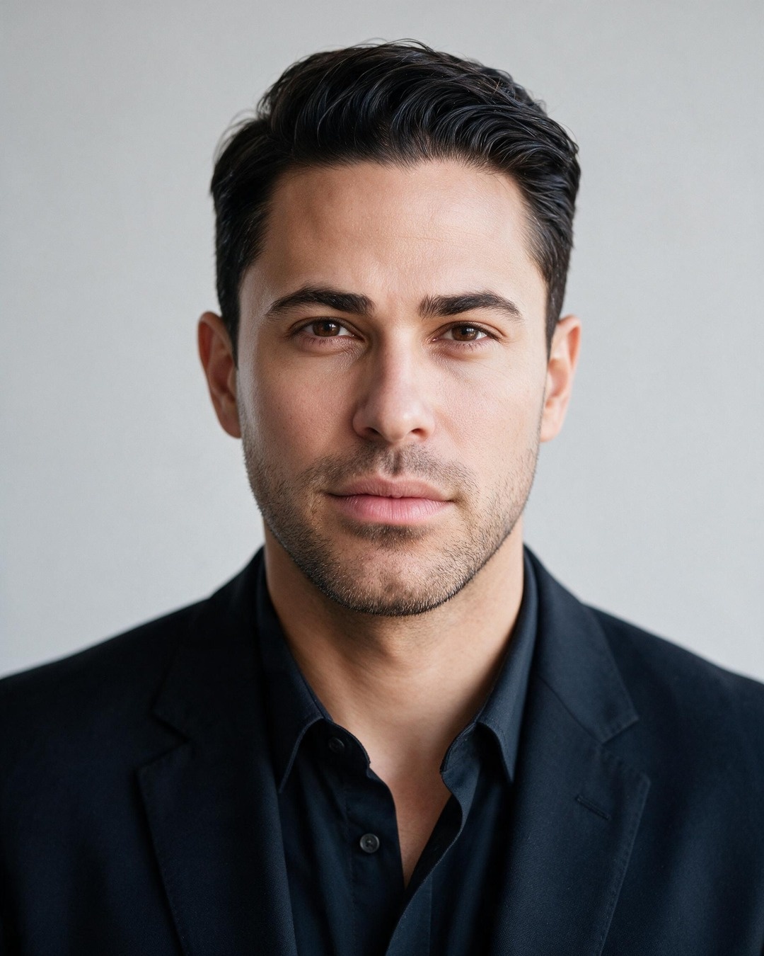 Serious headshot example
