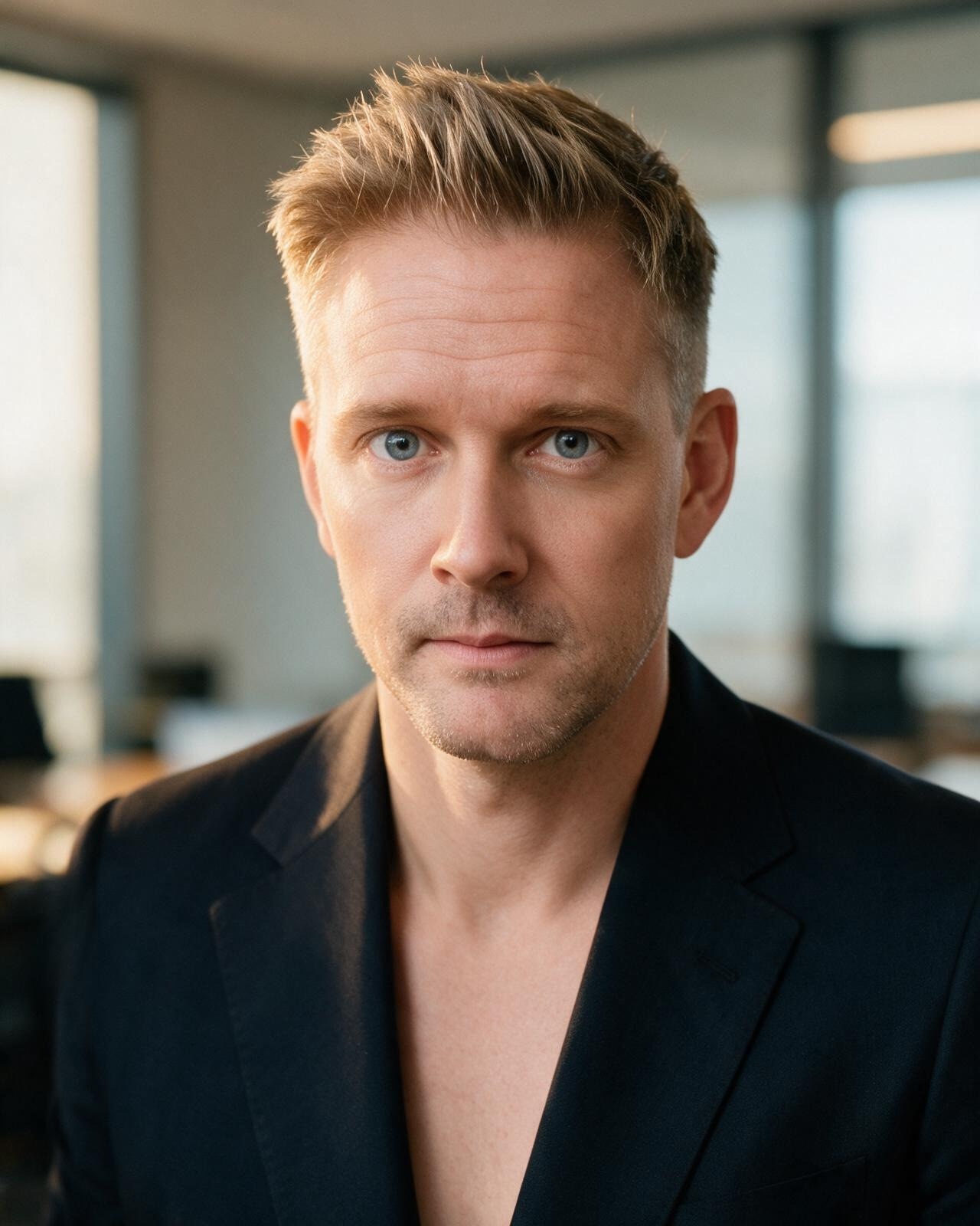 Thoughtful headshot example