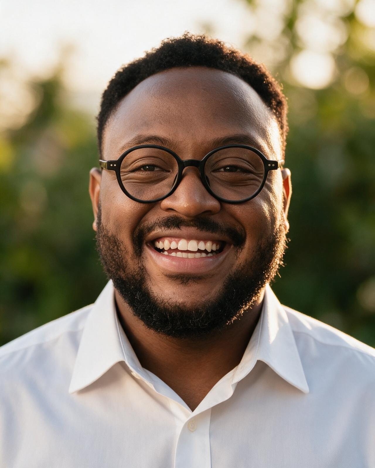 Golden Hour headshot example