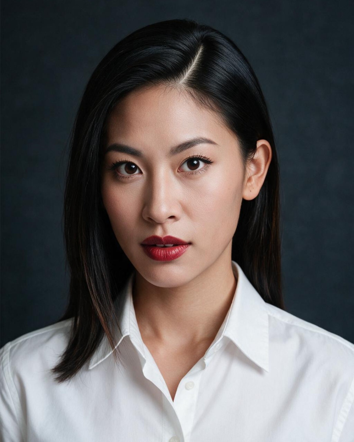 White Shirt headshot example